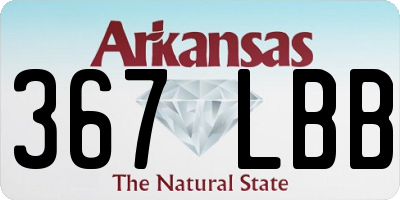 AR license plate 367LBB