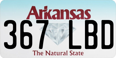 AR license plate 367LBD
