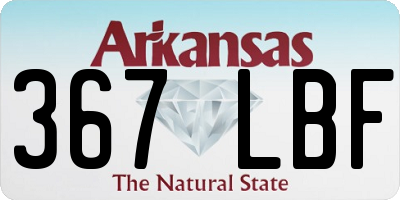AR license plate 367LBF