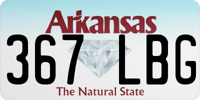 AR license plate 367LBG
