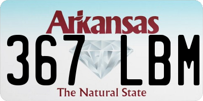 AR license plate 367LBM