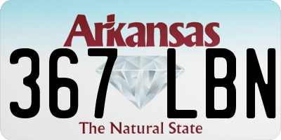 AR license plate 367LBN