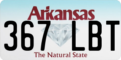 AR license plate 367LBT