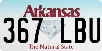 AR license plate 367LBU