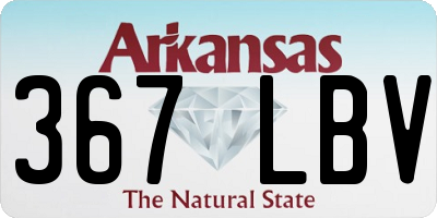 AR license plate 367LBV