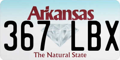 AR license plate 367LBX