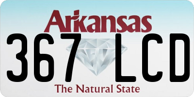 AR license plate 367LCD