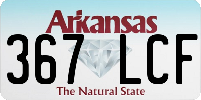 AR license plate 367LCF