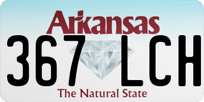 AR license plate 367LCH