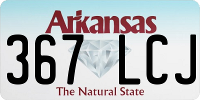 AR license plate 367LCJ