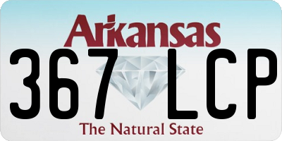 AR license plate 367LCP