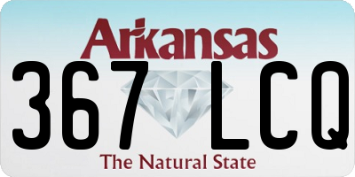 AR license plate 367LCQ