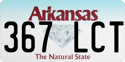 AR license plate 367LCT