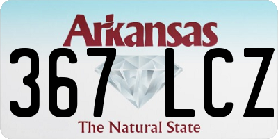 AR license plate 367LCZ