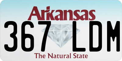 AR license plate 367LDM
