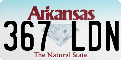 AR license plate 367LDN