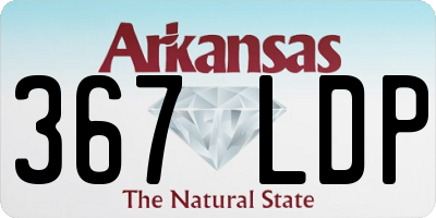 AR license plate 367LDP