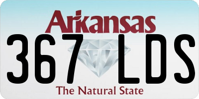 AR license plate 367LDS