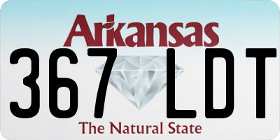 AR license plate 367LDT