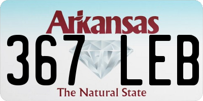 AR license plate 367LEB
