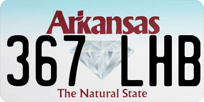 AR license plate 367LHB