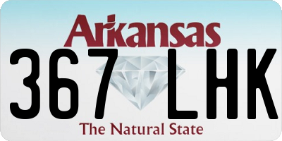 AR license plate 367LHK