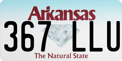 AR license plate 367LLU