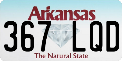 AR license plate 367LQD