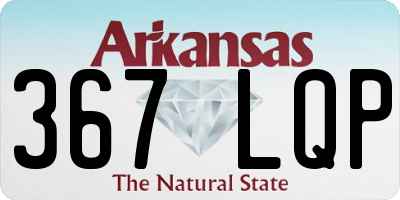 AR license plate 367LQP
