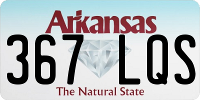 AR license plate 367LQS