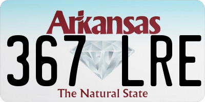 AR license plate 367LRE