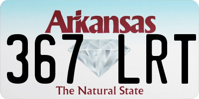 AR license plate 367LRT