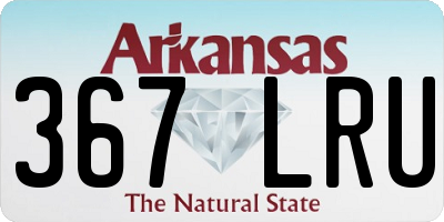 AR license plate 367LRU