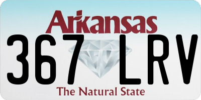 AR license plate 367LRV