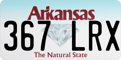 AR license plate 367LRX