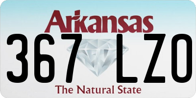 AR license plate 367LZO