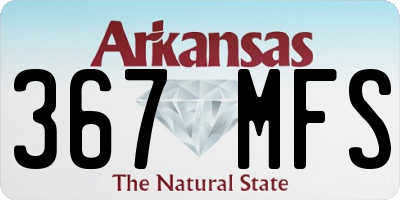 AR license plate 367MFS
