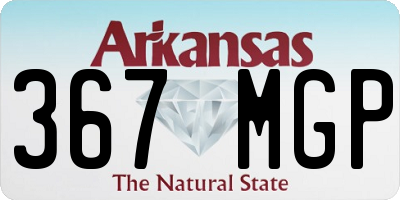 AR license plate 367MGP