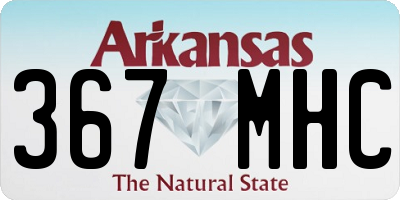 AR license plate 367MHC