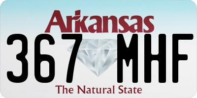 AR license plate 367MHF