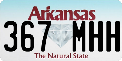 AR license plate 367MHH