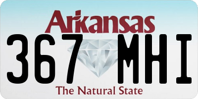 AR license plate 367MHI