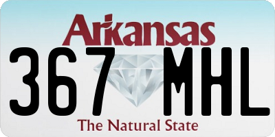 AR license plate 367MHL