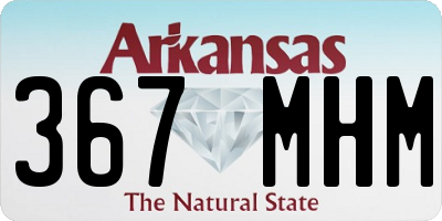 AR license plate 367MHM