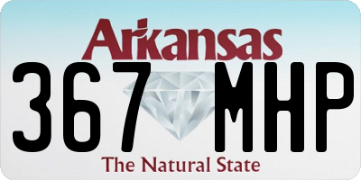 AR license plate 367MHP