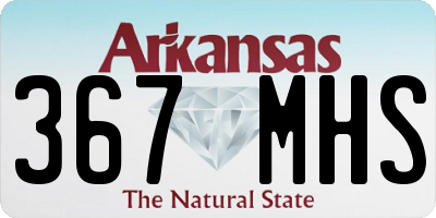 AR license plate 367MHS
