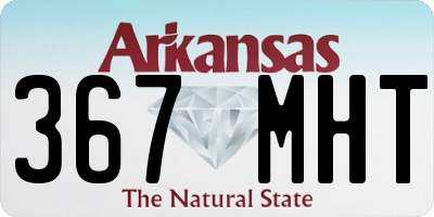 AR license plate 367MHT