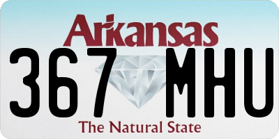 AR license plate 367MHU