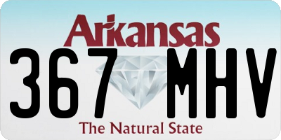 AR license plate 367MHV