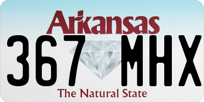 AR license plate 367MHX